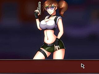 Sekelompok penggemar hentai menjadi keras menonton batang monster Claire Redfield dalam video porno retro klasik ini