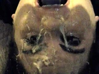 Wow! Ms T Throat Gags Hard on Dildo Messily