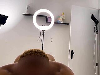 i gave that black guy a tasty blowjob in red