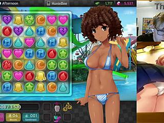 Audrey Beli and Kyanna Huniepop uncensored hentai sex