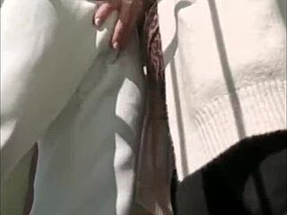 teresa gives blowjob on balcony in condom scandal