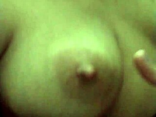 Look at this unknown girl touching her big tits and going viral?