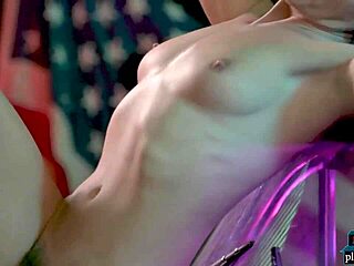 Adriana Chechik, the round-ass MILF pornstar, performs a solo jeans striptease for Playboy. She teases with her bubble butt and undresses seductively.