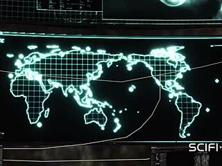 Sci-fi android fucks sexy girl hard in bunker