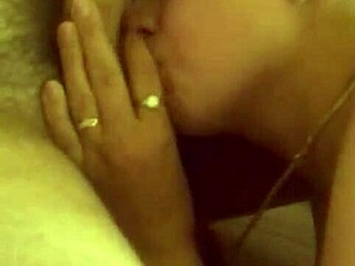 Teen Brunette Delivers Deepthroat Blowjob with Oral Sucking