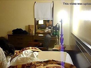 I bent over the ebony teen in the hotel room, her big ass bouncing in doggystyle.