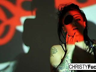 Christy Mack the Pirate Touches Her Amazing Ass and Tight Spots