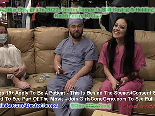 Красотка Blaire Celeste сходит с ума от странных игр доктора Tampa! 😜