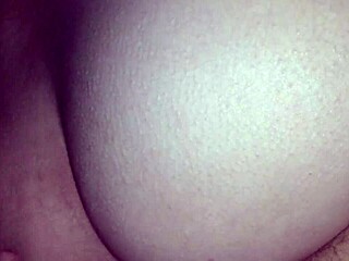 Amateur Mature Woman Enjoying a Treat