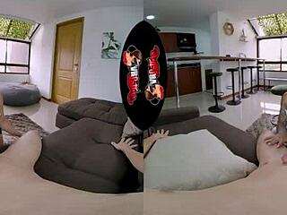 Hey, wanna see my first VR porn with a cute Latina? Let's dive in!