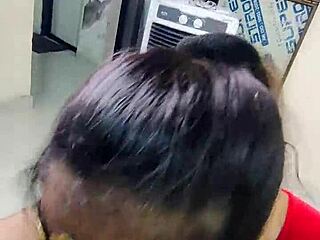 i watch the horny bengali milf give a sloppy blowjob to her boss