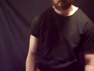 Hey, this gay guy is jerking off solo with toys, cock, and cumshot action