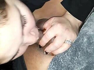 Milf sucking cock like a pro