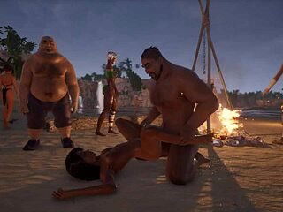 Maya And Bol Engage In Rough Outdoor Titty Fuck And Deepthroat