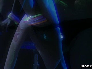 Asian milf Jessica fingering her cunt with glass dildo 😈