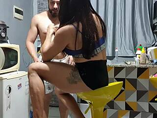 Passionate Virgin Neighbor Kitchen Encounter