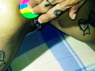 couple masturbates and fucks pussy with intense anal assfucking