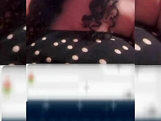 I'm playing with my chubby chat partner in the bath