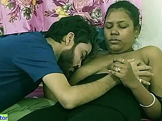 Indian teen boy bangs room service girl