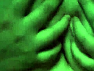 Feeling the thrill of playing with my big boobs in the living room once more