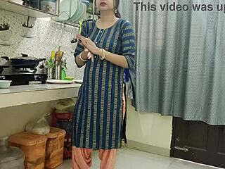 Indian Husband Wife Hot Kitchen Sex