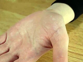 i feel so turned on by her wet hand fetish play