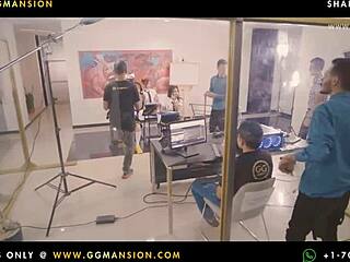 Redheaded latina cowgirl dominates in intense lesbian lingerie riding