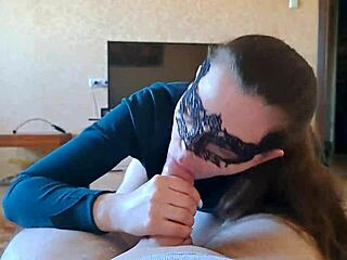 Ivypoisonsex Gives An Amazing Blowjob And Swallows The Cream!