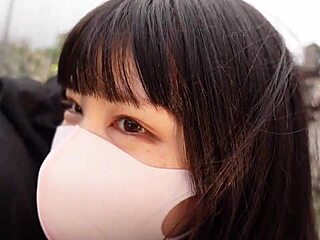 Feeling the intense pleasure of outdoor hot spring sex and bloomer encounters with a cute e-cup beauty