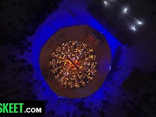 Gorgeous Blonde Babe With Huge Ass Gets Tight Pink Pussy Pounded On New Year's Eve