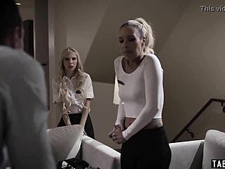 Unga bästisar knullar främling för hans hemliga skattkista