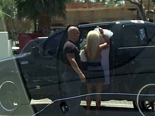 Busty milf gets picked up by photographer for a casual photoshoot