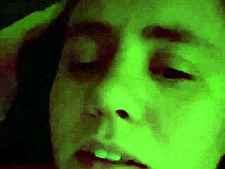 Abby admits loving lesbian porn with passionate kissing action.