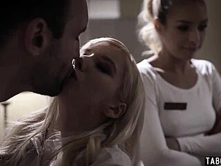 Teen BFFs Fucking Stranger for His Secret Treasury Box