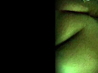 Intense doggystyle pounding her wet bent-over pussy