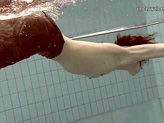 Wow! Gazel Podvodkova's Small Tits and Great Ass Underwater!