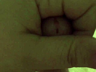 Chubby wife gives pov handjob and doggy finish with big ass