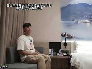 chinese beauty with big breasts gets wild