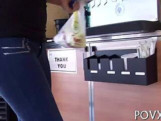 wicked beauty seduces with ball licking and blowjob in pov