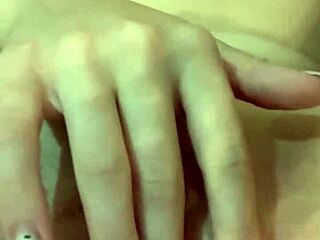 Ritafox masturbates her juicy wet pussy in messy reality teen scene