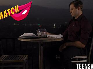 nathan bronson zoey sinn in taboo blowjob scene, petite teen sucking hard 😈