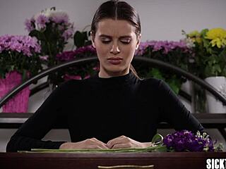 Bad Stepbro Fucks Hot Brunette Stepsis with Tight Ass