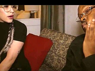 Vedas deep anal ride on big black cock, interracial assfucking with latina passion