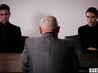 Bad Stepbro Fucks Hot Brunette Stepsis with Tight Ass