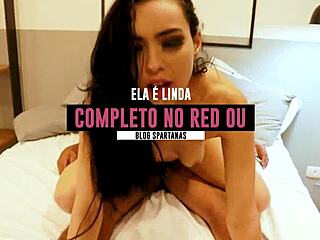 Latina teen gets wild interracial cumshot action. What a ride!