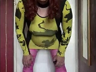 i cum so hard from this homemade bisexual fun. could a real man make me explode quicker with crossdressing and assfucking?