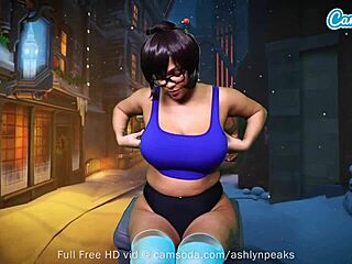 feeling so aroused watching big tits cosplay girl masturbate