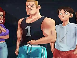 summertimesaga episode with teen character showing boobs