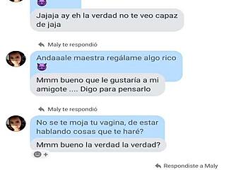 Convenciendo otra vez a mi profesora caliente Maly Mendoza, ¡guau!