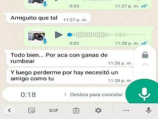 horny teen veneca chats and cums on whatsapp